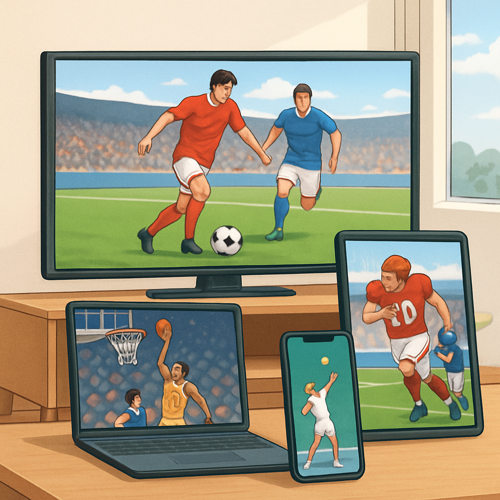 다채널 스포츠 중계 서비스 추천 이미지