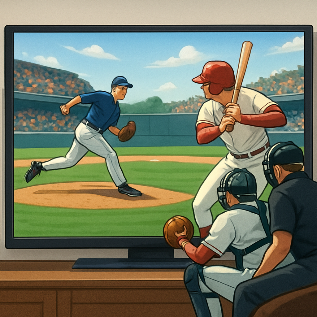 야구 중계 이미지
