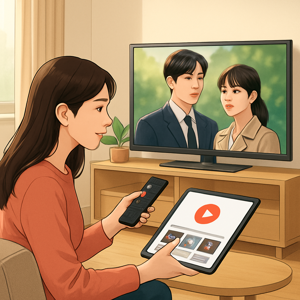 콕티비에서 인기 드라마 보는 방법 이미지